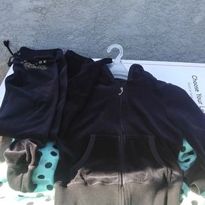 SIZE LARGE JUICY COUTURE ROYALTY JACKET AND PANTS
